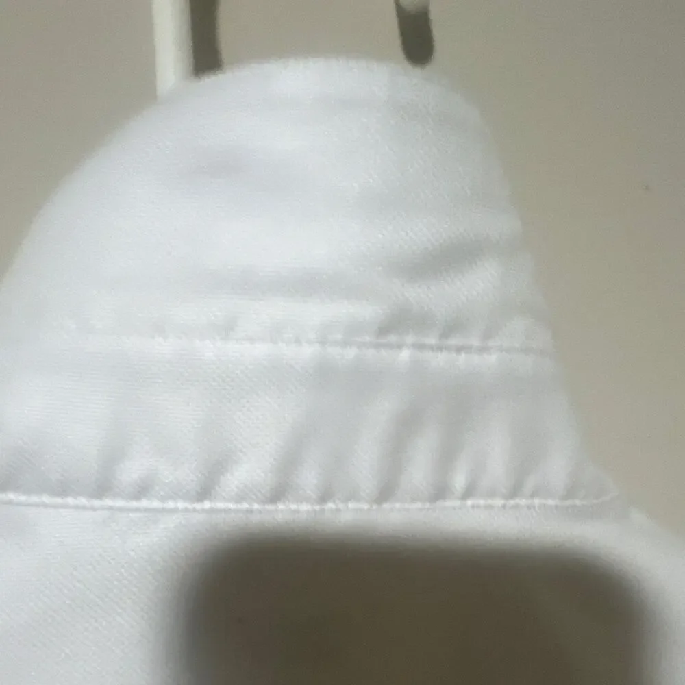 Pronto Uomo Non-Iron Solid White 100% Cotton Dress Shirt 16.5 34/35